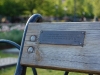Un sponsor pour les bancs publics