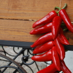 Piments rouges à Espelette