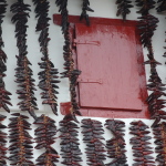 Façade pimentée à Espelette