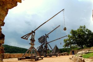 Trébuchets à Castelnaud